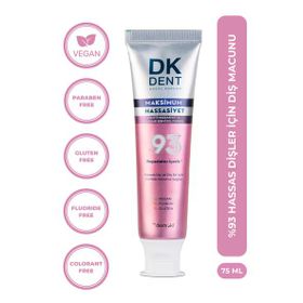 Dk Dent 75 ml %93 Maximum Hassasiyet Diş Macunu
