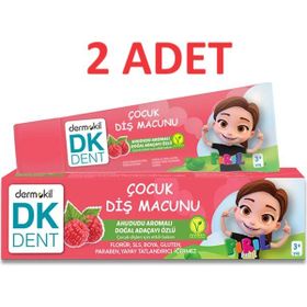 Dk Dent Ahududu Aromalı Pırıl 2x50 ml Çocuk Diş Macunu