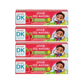 Dk Dent Ahududu Aromalı Pırıl 4x50 ml Çocuk Diş Macunu