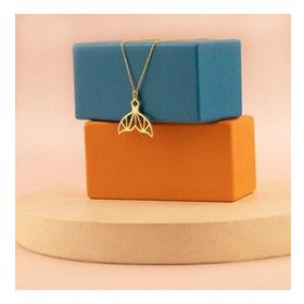 Dkmn Origami Balık Kuyruğu Biçimli 925 Ayar Gümüş Kadın Kolye