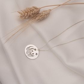 Dkmn Panda Şekilli 925 Ayar Gümüş Unisex Kolye