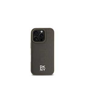 DKNY iPhone 16 Pro Repeat Pattern Magsafe Uyumlu Telefon Kılıfı