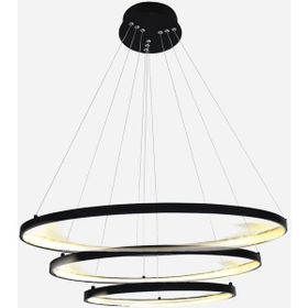 Dlc 4000K Profil Led Ring Plastik Yuvarlak Antrasit Tekli Modern Ledli Sarkıt