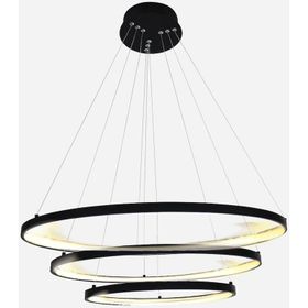 Dlc 4000K Profil Led Ring Plastik Yuvarlak Antrasit Tekli Modern Ledli Sarkıt