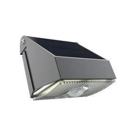 Dlc Solar 1000 Lümen Siyah Sensörlü Led Aplik