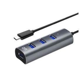 DM CHB010 Type-C to USB 3.0 4 Portlu Alüminyum Hub Çoklayıcı