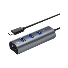 DM CHB010 Type-C to USB 3.0 4 Portlu Alüminyum Hub Çoklayıcı
