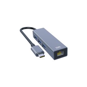 DM CHB013 Type-C to RJ45 Gigabit Ethernet ve USB 3.0 Çoklayıcı Dönüştürücü