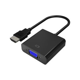 DM CHB021 Hdmı To Vga Dönüştürücü 3.5 mm Aux Ses Destekli ÇıkışLI Adaptör