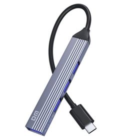 DM CHB057 USB Type-C to 4 Portlu 3xUSB 2.0 1xUSB 3.0 1 mt Hub Çoklayıcı