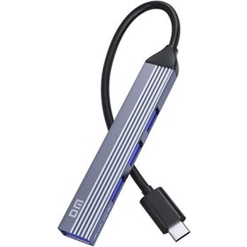 DM CHB057 USB Type-C to 4 Portlu 3xUSB 2.0 1xUSB 3.0 1 mt Hub Çoklayıcı
