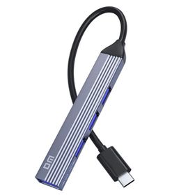 DM CHB057 USB Type-C to 4 Portlu 3xUSB 2.0 1xUSB 3.0 15 cm Hub Çoklayıcı