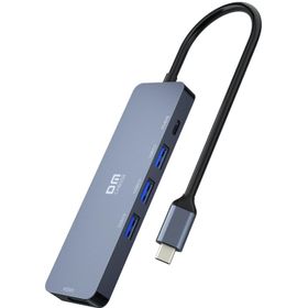 DM CHB058 Type-C to 4K HDMI 3xUSB 3.0 PD Hub Dönüştürücü