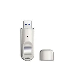 DM FD069 Parmak İzi Okuyuculu Şifreli USB 3.0 64GB Gümüş Flash Bellek