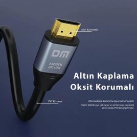 DM HI003 4K 60Hz HDMI 2.0 3 mt Görüntü ve Ses Aktarım Kablosu