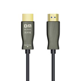 DM HI050 4K 60 Hz 2K 144 Hz 2.0 Fiber Optik 50 mt HDMI Görüntü ve Ses Aktarım Kablosu