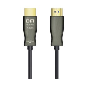 DM HI050 4K 60 Hz 2K 144 Hz 2.0 Fiber Optik 50 mt HDMI Görüntü ve Ses Aktarım Kablosu