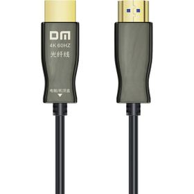 DM HI050 4K 60 Hz 2K 144 Hz 2.0 Fiber Optik 50 mt HDMI Görüntü ve Ses Aktarım Kablosu