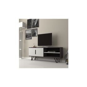 Dmodül Foot Gri Metal Ayaklı Tv Ünitesi