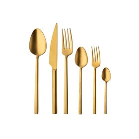 Dmr Life 30 Parça Pırlanta Mat Gold 6 Kişilik Çatal Kaşık Seti