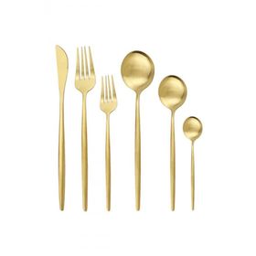 Dmr Life 42 Parça Elit Mat Gold Çatal Kaşık Bıçak Takımı