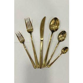 Dmr Life Neva Model Gold 6 Kişilik 30 Parça Çatal Kaşık Seti
