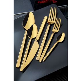 Dmr Life Pırlanta Gold 60 Parça Çatal Kaşık Takımı