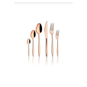 Dmr Life Yakut Rose Parça 6 Kişilik Çatal Kaşık Bıçak Seti