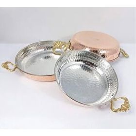 DMT Bakır 14-16-18 cm 3'lü Tava ve Sahan Set