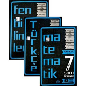 Dna Yayınları - 7. Sınıf Matematik + Fen + Türkçe Soru Bankası