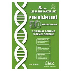 DNA Yayınları - 8. Sınıf Fen Bilimleri 10 Deneme Sınavı