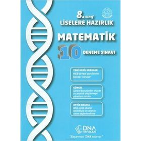 DNA Yayınları - 8. Sınıf Matematik 10 Deneme Sınavı