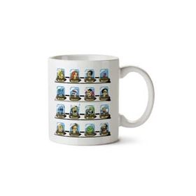 Doc Futurama Pop Culture Heads in Jars Two Baskılı Kupa