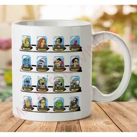 Doc Futurama Pop Culture Heads in Jars Two Baskılı Kupa