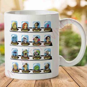 Doc Futurama Pop Culture Heads In Jars Two Seramik Kupa Bardak