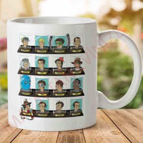 Doc Futurama Pop Culture Heads in Jarss Baskılı Kupa