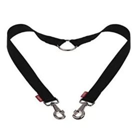 Doca DP35 02582 Dokuma Kumaş İkili Siyah Gezdirme Kayışı