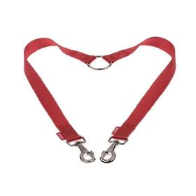 Doca DP35 02583 Dokuma Kumaş İkili Kırmızı Gezdirme Kayışı