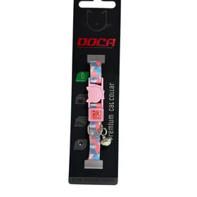 Doca Premium Cube Desenli 1.2x18-3 cm Kedi Boyun Tasması