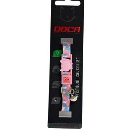 Doca Premium Cube Desenli 1.2x18-3 cm Kedi Boyun Tasması