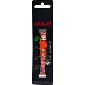 Doca Premium Spring Desenli 1.2x18-38 cm Kedi Boyun Tasması