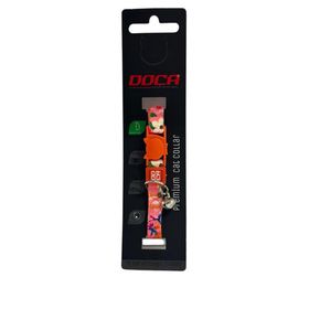 Doca Premium Spring Desenli 1.2x18-38 cm Kedi Boyun Tasması