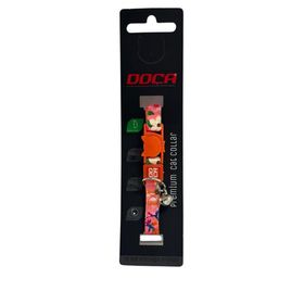 Doca Premium Spring Desenli 1.2x18-38 cm Kedi Boyun Tasması