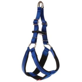 Doca XL DP35 02043 Dokuma Kumaş Yumuşak Doku Mavi Göğüs Tasması