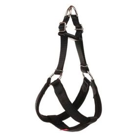 Doca XS DP35 02009 Dokuma Kumaş Yumuşak Doku Siyah Göğüs Tasması