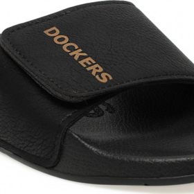 Dockers 226324 Cırtlı Siyah Erkek Terlik