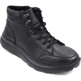 Dockers 233072 2 PR Siyah Hakiki Deri Fermuarlı Bot Erkek Bot