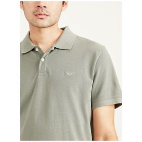 Dockers A1159-0029 Yeşil Erkek Rib Collar Polo