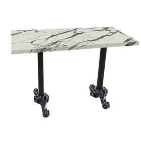 Dockers Çipa Laminat Tabla Afyon Marble 80x120 cm Cafe Masa