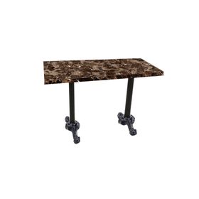 Dockers Çipa Laminat Tabla Brownie Mermer 80x120 cm Cafe Masa